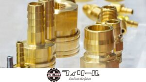 真鍮の旋盤加工品の画像フィリール㈱